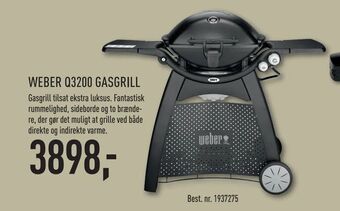 Johannes Fog Weber q3200 gasgrill tilbud