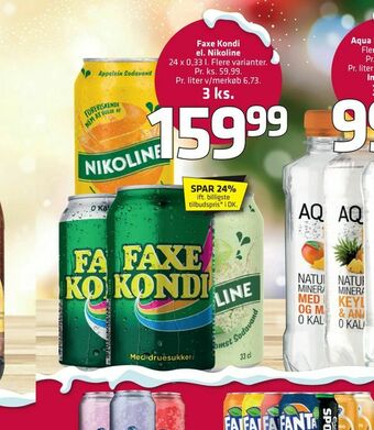 Fleggaard Faxe Kondi el. Nikoline tilbud