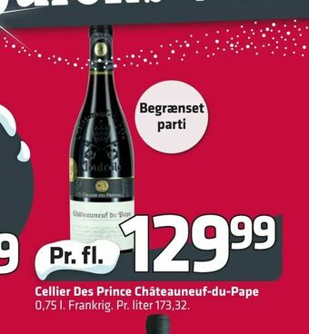 Fleggaard Cellier Des Prince Châteauneuf-du-Pape tilbud