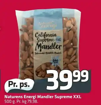 Fleggaard Naturens Energi Mandler Supreme XXL tilbud