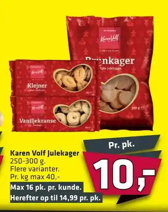 Fleggaard Karen Volf Julekager tilbud