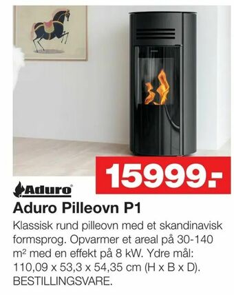 Bauhaus Aduro Pilleovn P1 tilbud