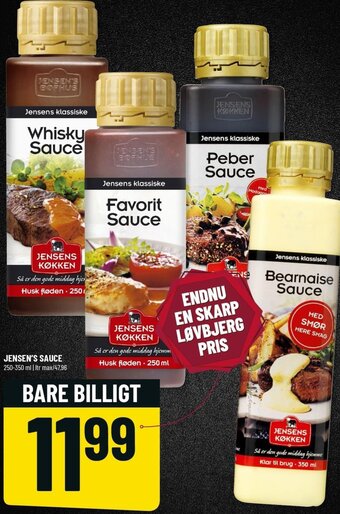 Løvbjerg Jensen's Sauce 250-350 ml tilbud