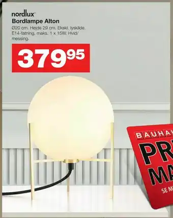 Bordlampe Alton