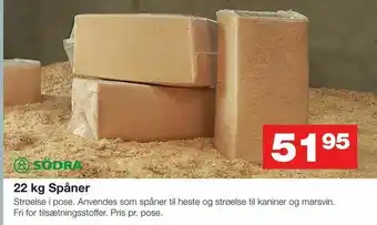 22 kg Spåner