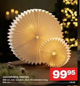 Bauhaus Juleophæng med lys tilbud