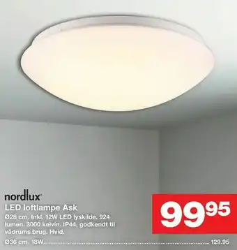 LED loftlampe Ask