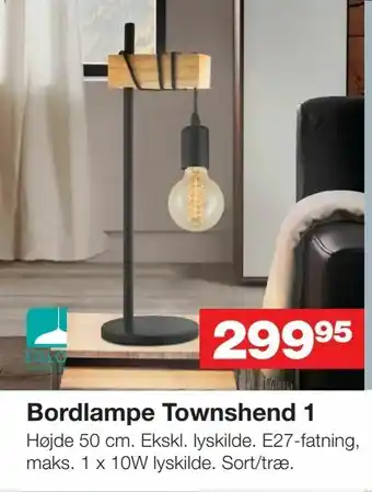 Bauhaus Bordlampe Townshend 1 tilbud