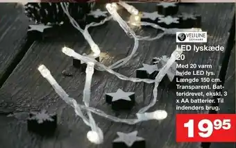 Bauhaus LED lyskæde tilbud