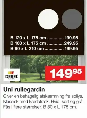 Bauhaus Uni rullegardin tilbud