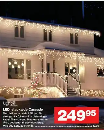 Bauhaus LED istapkæde Cascade tilbud