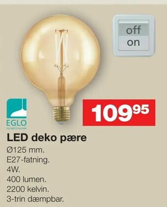 LED deko pære