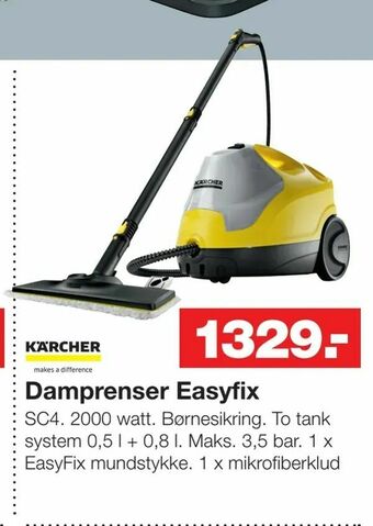 Bauhaus Damprenser Easyfix tilbud