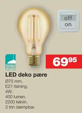 LED deko pære