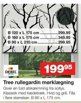 Tree rullegardin mørklægning