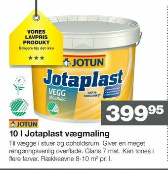10 l Jotaplast vægmaling