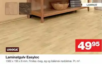 Bauhaus Laminatgulv Easyloc tilbud