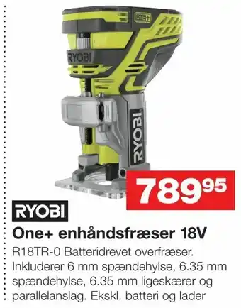 One+ enhåndsfræser 18V