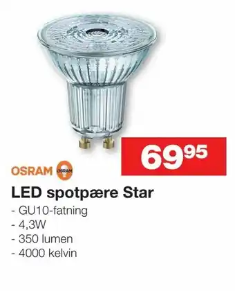 LED spotpære Star