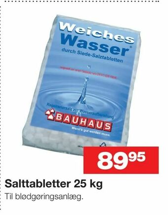 Salttabletter 25 kg