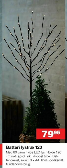 Bauhaus Batteri lystræ 120 tilbud