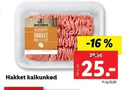 Lidl Hakket kalkunkød tilbud