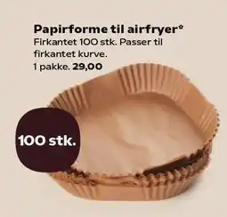 SuperBrugsen Papirforme til airfryer tilbud