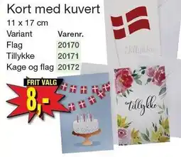 Harald Nyborg Kort med kuvert tilbud