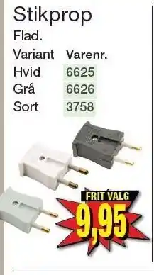 Harald Nyborg Stikprop tilbud