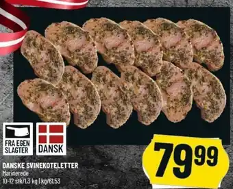 Løvbjerg Danske Svinekoteletter Marinerede tilbud