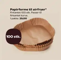 SuperBrugsen Papirforme til airfryer tilbud