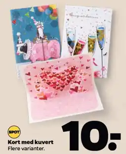 Netto Kort Med Kuvert tilbud