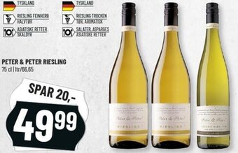 Løvbjerg Peter & Peter Riesling 75 cl tilbud