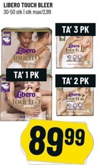 Løvbjerg Libero Touch Bleer 30-50 Stk tilbud