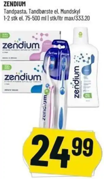Zendium Tandpasta,Tandbørste