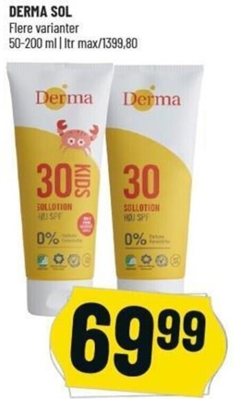 Løvbjerg Derma Sol 50-200 ml tilbud