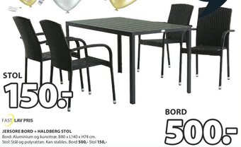 JYSK Bord tilbud