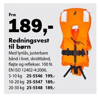 Redningsvest til børn