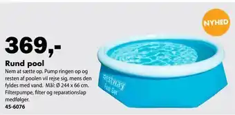 Biltema Rund pool tilbud