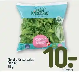REMA 1000 Nordic Crisp salat 75 g tilbud