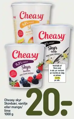 REMA 1000 Cheasy skyr 1000 g tilbud