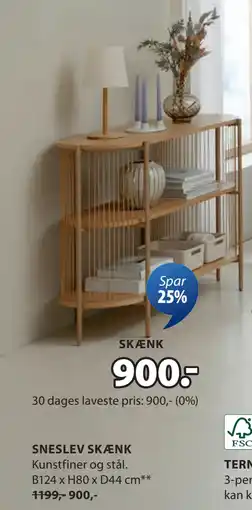 JYSK SNESLEV SKÆNK tilbud