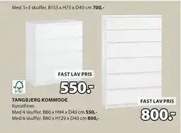 JYSK TANGBJERG KOMMODE tilbud