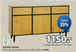JYSK ODENSE SKÆNK tilbud