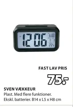 JYSK SVEN VÆKKEUR tilbud