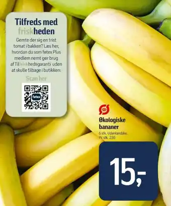 Føtex Økologiske bananer tilbud