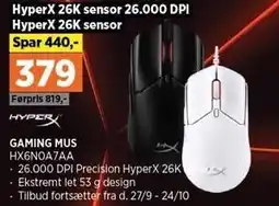 Power GAMING MUS tilbud