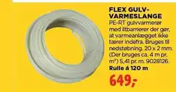 jem & fix FLEX GULVVARMESLANGE tilbud