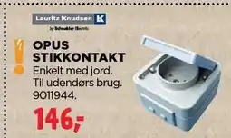 jem & fix OPUS STIKKONTAKT tilbud