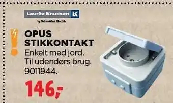 jem & fix OPUS STIKKONTAKT tilbud